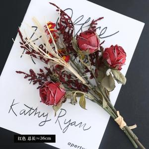 Ins Style Rose Daisy Simulation <b>Bouquet</b> Dried Flowers <b>Artificial</b> Flowers for Home Living Room Dining Table Floral - Product Image 5