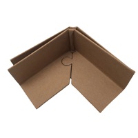 Papier de carton de palette en forme de L de haute qualité Protection de bord d'angle de papier de bord de carton de taille personnalisée