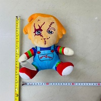 HY Vente en gros Peluche Chucky de dessin animé d'horreur réaliste, Poupées en peluche fantôme Chucky amusantes et populaires, Jouets en peluche Chucky effrayants