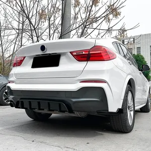 Diffuseur de pare-chocs arrière pour X4 F26 M Sport 2014-2018, lame de spoiler, plaque de protection, garniture extérieure, canards, kits carrosserie, pièces automobiles - Product Image 5