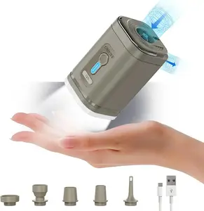 Mini Bomba de Aire Eléctrica Recargable por USB con Linterna de Camping para Colchón Inflable/Colchoneta/Cama de Aire - Product Image 1