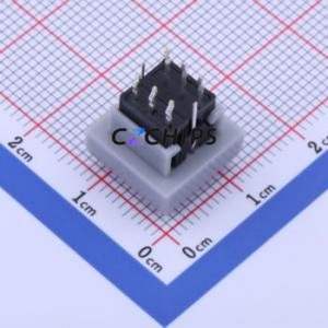 K6-6133D02-N1 Tactile Switch Through hole Component (THT) Switch 1.6N Through Hole 12.5mm 12.5mm - Product Image 2