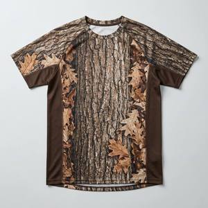 Nouveau <span class=keywords><strong>T</strong></span>-<span class=keywords><strong>shirt</strong></span> de chasse éco-responsable 2026 en tissu extensible camouflage Real Tree pour <span class=keywords><strong>homme</strong></span> – Haut tactique de combat pour activités de plein air - Product Image 2