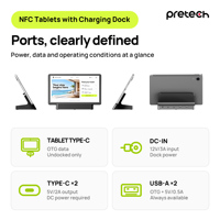 Tablette Android intelligente POS 10,1 pouces avec écran tactile NFC pour la réception d'hôtel, le commerce de détail, les paiements et les commandes