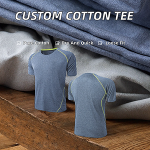 Camiseta Casual Personalizada para Hombre, Cuello Redondo, 100% Algodón, Jersey Grueso, Corte Regular, Modelo 2026 - Product Image 2