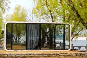 Maison préfabriquée 2 appartements, maison conteneur, panneau sandwich en acier et bois, bâtiment de bureaux moderne, 40 pieds, écologique, rapide - Product Image 2