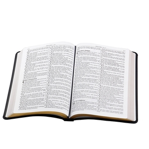 <span class=keywords><strong>Bible</strong></span> de gros avancée avec dorure à chaud, dos rond, papier couché, pour l'étude religieuse, impression de textes bibliques haut de gamme - Product Image 6