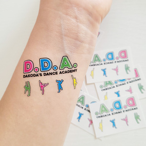 Adesivi per <span class=keywords><strong>Tatuaggi</strong></span> Temporanei <span class=keywords><strong>Personalizzati</strong></span> con Logo, Stampati su Carta Bianca, Impermeabili, Decorazioni per il Viso - Product Image 6