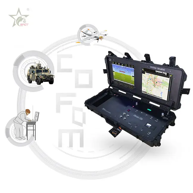 먼 무인비행기 UAV UGV (150) 를 위한 SFGT-SRT01 km 장거리 지상 제어 역