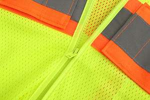 เสื้อกั๊กนิรภัยปรับแต่งได้เสื้อกั๊ก Ansi Class 2, เสื้อกั๊กสะท้อนแสง - Product Image 3