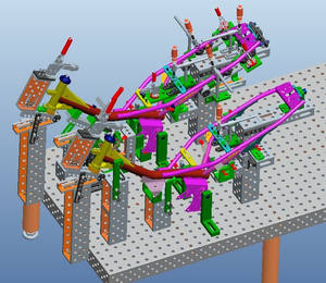 Sanwzb, Китай, высокое качество, 2D сварочная настольная пластина, 3d металлический сварочный стол с приспособлениями для сварки - Product Image 4