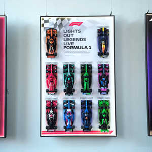 Cadre Mural d'Exposition pour Voitures LEGO <span class=keywords><strong>F1</strong></span> Speed Champions <span class=keywords><strong>F1</strong></span> Plus Support Mural pour <span class=keywords><strong>F1</strong></span> Speed - Product Image 4