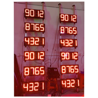 Affichage numérique du prix du carburant pour les stations-service-Signalisation numérique moderne