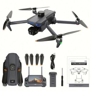 Drone intelligent AE30 Max avec évitement d'obstacles, moteur brushless, vol stationnaire extérieur, maintien d'altitude, caméra 4K, Wi-Fi 5G, 3 axes – Idéal comme cadeau - Product Image 6