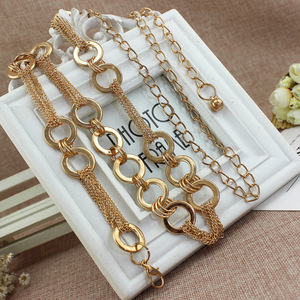 Ceintures à chaîne épaisse tendance pour femmes, fabrication OEM, <span class=keywords><strong>ceinture</strong></span> à chaîne en métal fantaisie - Product Image 4