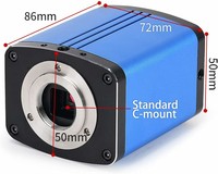 Custom AF Auto Focus HD 1080P 60FPS Industrial Metallurgical Microscope Camera with 360 Rotatable Head and Filling Lamp