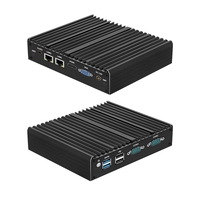 Mini PC Industrial con Doble LAN, 4 USB, 2 COM, Intel Celeron N2840, con Windows 11/Linux Integrado, RAM DDR3, Disco Duro SSD, Nuevo