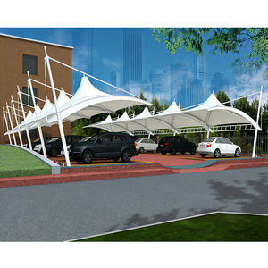 Structure de parking préfabriquée en tissu, structure tendue en PVC, structure membranaire pour voitures, abri de stationnement - Product Image 6