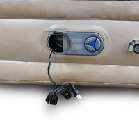 Coussin gonflable portable de luxe LGM pour l'extérieur, lit gonflable, lit de plage, lit de camp, lit gonflable électrique pour voiture
