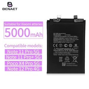 Reemplazo de batería de teléfono nuevo OEM BN5E para XIAOMI <span class=keywords><strong>Mi</strong></span> <span class=keywords><strong>Poco</strong></span> <span class=keywords><strong>X4</strong></span> <span class=keywords><strong>Pro</strong></span> 5G para Redmi Note 11 <span class=keywords><strong>Pro</strong></span> 5G 5000mAh baterías de teléfono - Product Image 5