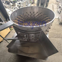 Machine à plumer la volaille et les moutons/chèvres BAYERN en acier inoxydable, haute productivité, 1-2 moutons/heure, 220V/380V