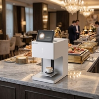Imprimante photo et café électrique EVEBOT EB-FC 1200W WiFi compatible avec les tablettes, pour hôtels, restaurants, cafés