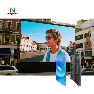 จอวิดีโอวอลล์ LED สำหรับภายนอกอาคาร HD P4.81 แบบบางพิเศษ ให้เช่า ใช้เป็นฉากหลังเวที รองรับ HDR10+ มาตรฐานกันน้ำ IP65 ความสว่าง 5500+ นิต รุ่น NS-09 Led Di - Product Image 1
