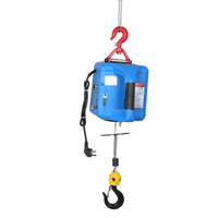 Palans de traction électriques portables de 1 tonne, utilisables en 220V ou 110V, palans de construction 5M