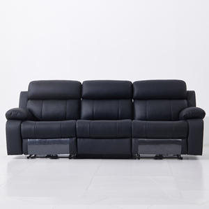 Moderno de lujo cómodo cine en casa de <span class=keywords><strong>3</strong></span> <span class=keywords><strong>plazas</strong></span> de cuero sala de estar sofás eléctrico reclinable sofá conjunto con bandeja de mesa desplegable - Product Image 4