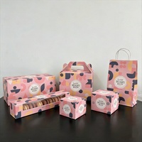 Boîte à biscuits en papier cadeau personnalisée pour chocolats, pâtisseries, gâteaux, desserts, biscuits avec votre logo