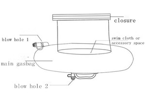 <span class=keywords><strong>Bouée</strong></span> de plongée DIY, <span class=keywords><strong>bouée</strong></span> gonflable personnelle imperméable en EVA pour la natation en eaux libres pour adultes, équipement de plongée jaune - Product Image 5