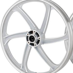 Jantes en alliage d'aluminium forgé de style « Future Star » à 6 branches de 17 pouces, directement de l'usine (disque avant, tambour arrière). - Product Image 1