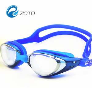 Ruiyue Swimming Goggles Adult Unisex Anti Fog UV Protection Training Beach Surfing Clear Lens <b>Black</b> <b>Frame</b> - Product Image 4