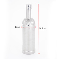 Coctelera de Acero Inoxidable 304 de Tres Secciones, Herramienta para Mezclar Bebidas, Coctelera en Forma de Botella, Venta al por Mayor