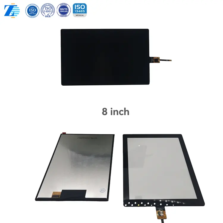 8 Inch Medical Industrial Car Waterproof Lcd Monitor Mt 8 Smart Digital Mirror Coffee Machine Lcd Capacitive Touch Panel Screen