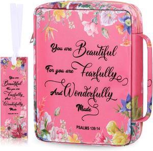 Housse de protection pour Bible de grande taille BSCI avec poignée résistante - Sac de transport pour Bible, étui pour journal pour femmes - Product Image 2