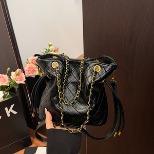 Bolso de Mano Acolchado con Cadena y Cordón, Bolso Pequeño de Diseño para Mujer, Bolso de Hombro de Lujo, Bolso de Marca Personalizado para Dama - Product Image 4
