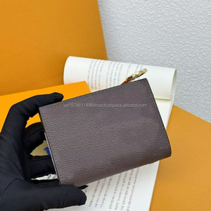 Luxury High Quality Designer <b>Wallet</b> <b>Card</b> Holder for <b>Ladies</b> and Men Zipper Closure Pu Leather Lining Luis <b>Wallet</b> Lvs - Product Image 3