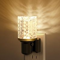ZHILAI 1W LED Mini Lampe de Nuit Moderne en Plastique avec Capteur de Luminosité Réglable à Brancher pour Chambre, Escalier, Cuisine