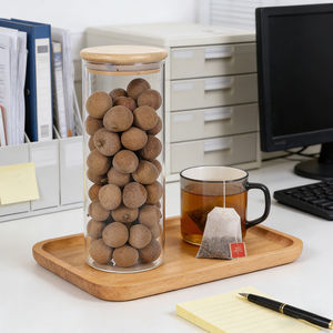 आधुनिक डिजाइन पर्यावरण के अनुकूल उच्च बोरोसिलिकेट ग्लास फूड ग्रेड भंडारण जार रसोई के लिए बड़ी क्षमता अनाज चाय - Product Image 6