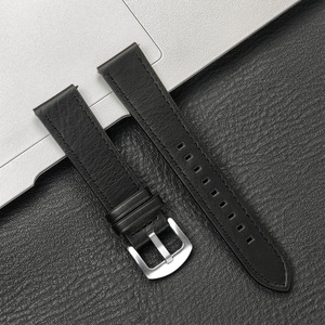 20mm 22mm <span class=keywords><strong>Bracelet</strong></span> de montre en <span class=keywords><strong>cuir</strong></span> style vintage de luxe pour Samsung <span class=keywords><strong>Galaxy</strong></span> <span class=keywords><strong>Watch</strong></span> 6 7 Band - Product Image 5