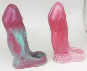 FRRK-extensor de funda reutilizable de silicona para pene, extensión de condón, envoltura amplificadora de pene, eyaculación, retraso, Juguetes sexuales para adultos para hombres - Product Image 4