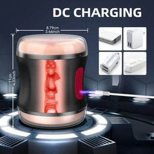 FairyKiss Open Ended Powerful Vibration Pocket Pussy untuk Pria, Masturbator Realistis Bergetar yang Lembut dan Kenyal untuk Vagina dan Anus - Product Image 6