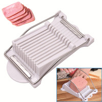 Coupe-fruits et coupe-jambon manuel en acier inoxydable, vente en gros d'usine, plastique PP durable, utilisation domestique et en cuisine