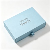 Boîte à chocolats rigide de luxe avec compartiments pour dragées de mariage, emballage cadeau pour chocolats, biscuits et desserts