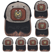 Gorra de camionero Richardson con diseño de cabeza de toro plateada 3D unisex, gorra de lona de estilo vaquero occidental bellamente bordada para exteriores