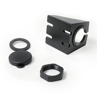 Câble de panneau Type-C vers Type-C 0,5 m mâle-femelle avec support, gaine TPE noire
