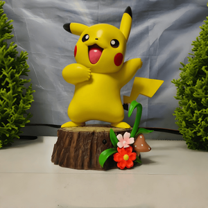 Figura de <span class=keywords><strong>Pikachu</strong></span> de Fibra de Vidrio Personalizada, Gran Tamaño, Pintada a Mano con Alta Precisión, Estatua de Dibujos Animados Realista para Decoración Comercial - Product Image 5