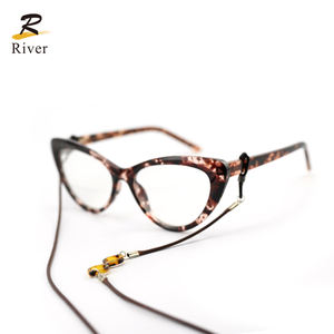 Lunettes colorées anti-perte pour femmes, montures de lunettes à <span class=keywords><strong>la</strong></span> mode avec sangle, 1 pièce - Product Image 1