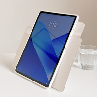 Casing Tablet Plastik Putar 360 Derajat Tri+Y Lipat untuk Pad Pro 11 Inch 2025 dengan Tempat Pena Hawei MatePad Air 11.5